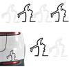 TENGWA Riflettenti Adesivi Auto 6 Pezzi 8 * 8 cm Sticker Personalizzati Adesivo Moto Copri Graffi di Vernice Adesivi Creativi Adatti per Vetri Porte Frigoriferi Valigie ECC