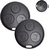 ShnminEU 2 Pezzi guscio chiave compatibile con smart ForTwo 450, Roadster, Crossblade, City Coupe e City Cabrio cover chiave 3 Tasti