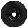 Tbest 14x5,00 Pneumatici ATV 6 Pollici con Cerchio in Lega di ferro Nero 3 Fori 6pr in Gomma Puntura Prova per Go Kart Off Road Vehicle Carre