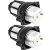 Yctze LED Angel Eyes Halo Ring Marker Luce per E90 E91 05-08 - 12 W Occhio d'Angelo Antinebbia per Auto e Veicolo