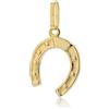 NKlaus ciondolo a catena ferro di cavallo 333 oro giallo 13,5mm piccolo portafortuna lucido 8641
