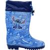 Stitch Disney Lilo e Stitch - Stivali in gomma per bambini, Calosce per la pioggia