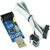 Paradisetronic.com USBasp, Programmatore da 3,3 V, 5 V, incluso Cavo programmatore USB ISP per Atmel AVR e Arduino.