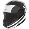 NOLAN Casco Modulare NOLAN N90-3 ROBOTO - (Nero/Argento/Bianco)