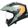 NOLAN Casco Modulare NOLAN N70-2 X SELVADO - (Nero/Verde Grigio/Bianco/Arancione)