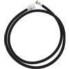 DOITOOL DOITOOOL - Tubo di ricambio per rubinetto da cucina, in acciaio INOX, 150 cm, colore: Nero