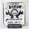 Sconosciuto ONE PIECE Eiichiro Oda Autograph Limited 1500 mini Shikishi Autograph Japan n...