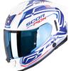 SCORPION Casco EXO-530 AIR SLOPE Bianco Blu Rosso SCORPION