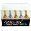 LITTLE GENIE PRODUCTIONS Candeline a Forma di Pene Glitter [Extra 5% PER I CLIENTI REGISTRATI]