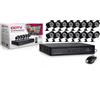 KIT VIDEOSORVEGLIANZA H264 CCTV 16 CANALI TELECAMERA INFRAROSSI+DVR+ALIMENTATORE