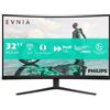 Philips Monitor 31,5" ( LED 2560x1440 QHD 2K 180Hz ) EVNIA 3000 Curvo Charcoal