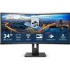 Philips Monitor 34" ( LED 3440x1440 UWQHD 100Hz ) B LINE Curvo Black 345B1C 00