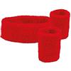 Boland - Fasce per il sudore, 1 fascia e 2 braccialetti, taglia unica, sport, accessorio, anni '80, tuta, tennista, costume, festa a tema, carnevale