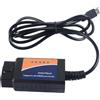 Yalgdlen ELM 327 OBD2 USB ELM327 Adapter OBDii 25K80 Scanner