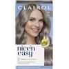 Clairol Nice'n Easy Crème, tintura permanente per capelli infusa con olio naturale, 8S morbido argento