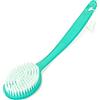 DecorRack Spazzola da bagno con setole, manico lungo per esfoliare schiena, corpo e piedi, scrubber da bagno e doccia, verde (confezione da 1)