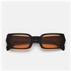 RetroSuperFuture Occhiali da Sole L'Altro Refined EBQ Nero/Arancione Unisex 54/20/145