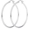 Limerencia Orecchini a Cerchio in Titanio, Orecchini a Cerchio Medici in Argento, Leggeri e Ipoallergenici, Grandi e Senza Nichel per Donne 20mm 30mm 46mm