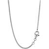 Nklaus Collana veneziana con stampa ovale, in argento 925, larghezza 1,0 mm, fine