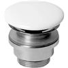 CERAMICA AZZURRA Azzurra Bagni - Piletta clic clac per lavabo in ceramica bianca