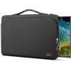 Losong custodia per monitor portatile da 16,1/15,6 pollici, protettiva in PU con manico, grande tasca per accessori e impermeabile, per laptop da 15,6