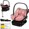 LIONELO ASTRID I-size SET Seggiolino Auto per Bambini con Base 40-87 cm Ovetto per Neonati Montaggio ISOFIX, Cinture di Sicurezza a 3 Punti Protezione Laterale, Inserto Dri-Seat, i-Size R129