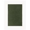 Westwing Collection Tappeto in lana fatto a mano con motivo in rilievo Aaron - Verde
