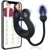 CSEDF-CRYP Plug Analesex Toy Vibratore Uomo, Anello Vibrante per Lei e Lui, Vibratoreper Uomo Professionale Prostata Vibratore Clitoride Plug anale-dilatatore uomo, Stimolatore Prostata per Lui,Sexytoysys Coppia