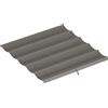 Outsunny Tettuccio di Ricambio per Gazebo 3x3 m con 10 Fori di Drenaggio, Grigio Chiaro | Aosom Italy