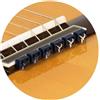 Alba Guitar Beads Blu per Chitarra Acustica Classiche Flamenco Ukulele Mandolino per Corde di Nylon