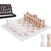 MARBLE RANGE Set di scacchi in marmo da 30,5 cm, bianco e Verona, fatto a mano, per adulti, gioco da tavolo in marmo per la famiglia, con scatola portaoggetti e 2 extra queen