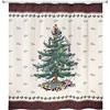 Spode Avanti Linens Christmas Tree - Tenda da doccia con motivo scozzese, multicolore