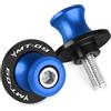 TREONK Supporti per Forcellone Posteriore - M6 Supporti Cavalletto Alluminio Coppia di Nottolini Alza Moto per MT09 SP MT 09 MT-09 2014-2023 2024 2025