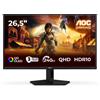 Aoc Monitor QD-OLED 27'' Aoc G4 Q27G41ZDF Gaming Quad HD 2560x1440p/0.03ms/Classe E/Nero/Rosso [Q27G41ZDF]
