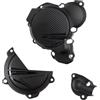 POLISPORT 91375 - Kit Di Protezione dei Coperchi del Motore KTM, HUSQVARNA Nero