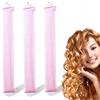 YueJieSelected 3 bigodini senza calore, arricciacapelli senza calore, bigodini durante la notte con ganci, morbido velluto, per dormire, ricci Overnight per capelli lunghi (rosa)