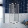 Parama Box doccia 80x120 cm angolare scorrevole vetro 6mm trasparente h190 | Tenerife