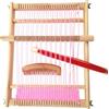 SOONHUA Kit Telaio per Tessitura Macchina per Tessere in Legno Macchina per Tessitura a Maglia Fai-Da-Te per Principianti E Bambini