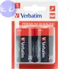 VERBATIM TORCIA D ALCALINA VERBATIM (MN1300 \ LR20 - 2ba) 1.5V - 49923
