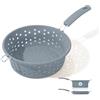 Cucchiaio Filtrante a Maglia Fine in Acciaio Inox 304 con Manico in
