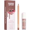 Kylie Jenner Cosmetics Kylie-Jenner-Cosmetics Labbra LucidalabbraGlossy Lip Kit Dolce K - LIPS SUPPLE LIP GLAZE 3 ml + LIPS PRECISION POUT LIP LINER 1.14 gr. 1 Stk. (39,44 € / 1 pz.)