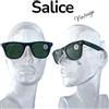 SALICE occhiali da sole CHARLIE ANTICHOC FILTERING Green LENS VINTAGE 80s Italy