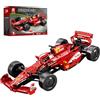 Reobrix F1 Kit di costruzione di auto per adulti, tecnologia Formula 1, modelli di auto da corsa 1:8, display di modello auto da corsa, decorazione per casa e ufficio
