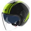 NOLAN Casco Jet NOLAN N20-2 VISOR DOLCE VITA - (Nero/Verde Impulso)