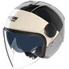 NOLAN Casco Jet NOLAN N20-2 VISOR BLOCCO - (Nero/Avorio/Verde Grigio/Antracite)