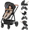LIONELO Amber Plus Passeggino Trio 3 in 1 da 0 a 4 Anni fino a 22 kg