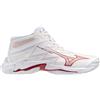 MIZUNO scarpe MIZUNO Wave lightning elite mid w bianco/rosso