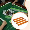 Vassoio porta tessere Mahjong in legno da 4 pezzi per serate di gioco,