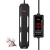 hygger Riscaldatore per acquario, 300 W, barra riscaldante per acquario, 2 modalità di lavoro con display digitale esterno, controller LED, temperatura regolabile 15-34 ℃ per acqua salata, serbatoio
