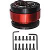Riloer Adattatore per volante a sgancio rapido Riloer UniVe-rs&al Kit con bossolo a 6 fori per Race/Rally/Motorsport